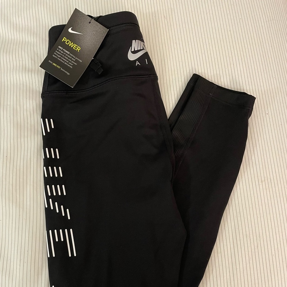NEW WITH TAG Black Nike Tights Size XS